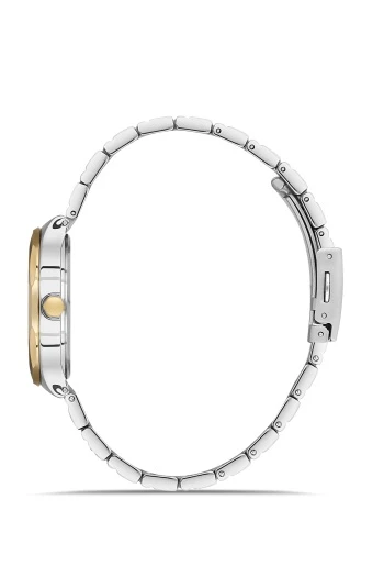 Ferro FL40114A-D Quartz Çelik Gold/Gri 32 mm Kadın Kol Saati - Resim 3