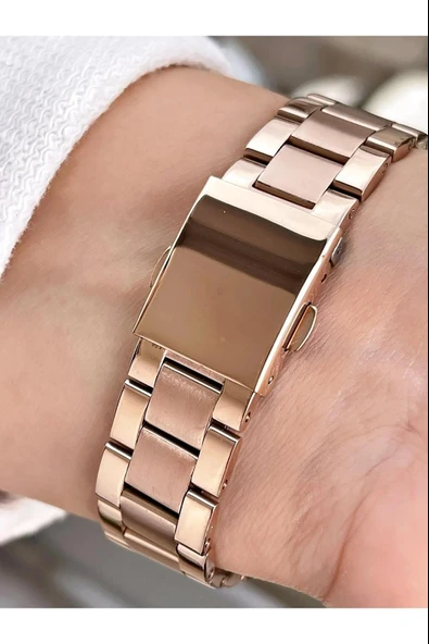 Ferro FL21259A-C Çelik 36 mm Rose Gold Kadın Saati+ Bileklik - 2