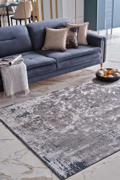 Gümüşsuyu Halı Deco Milano Gri 160x230 - 4