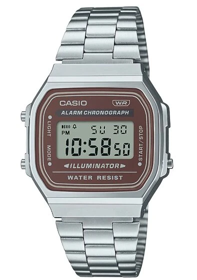 Casio A168WA-5AYDF Quartz Çelik Gri Plastik Kasa 36 mm Kadın Kol Saati - 2