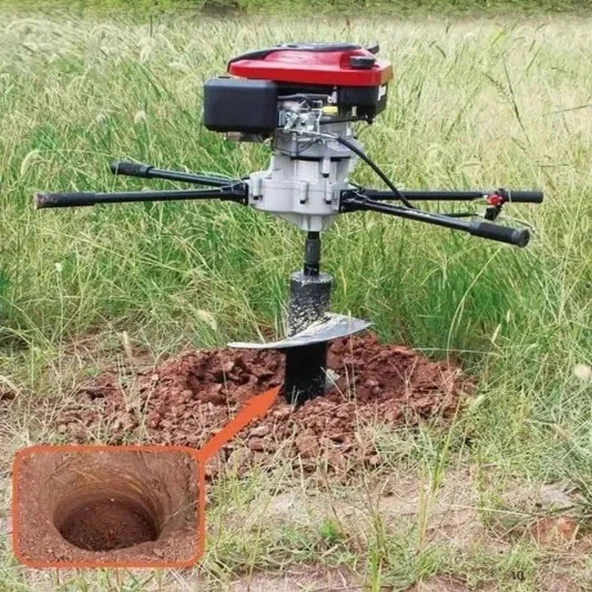 Gardenpro 1P70F Loncin Motorlu Toprak Burgu Makinası 7 Hp 300 mm - 4