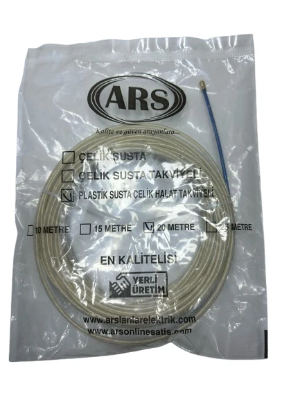 ARS 20 Metre Plastik Susta Çelik Halat Takviyeli - 2