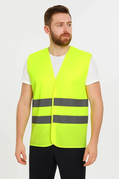 GALANTHUS HI-VIS YELEK Fosforlu Reflektörlü Güvenlik Yeleği İş Güvenliği ürün görseli