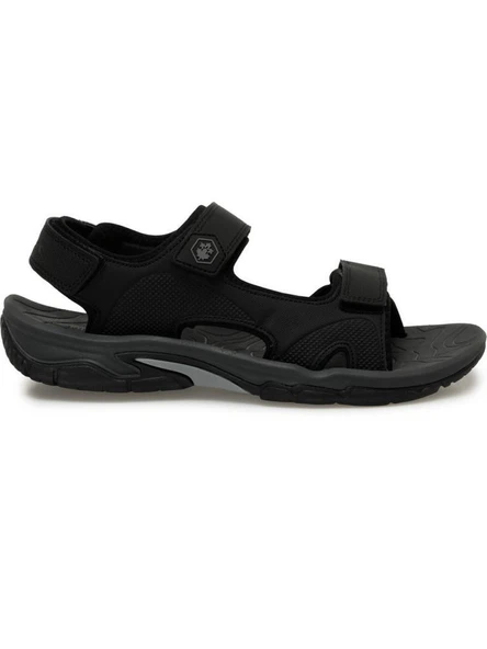 LUMBERJACK FUN 4FX SİYAH ANATOMİK CASUAL GÜNLÜK SPOR SANDALET - 3