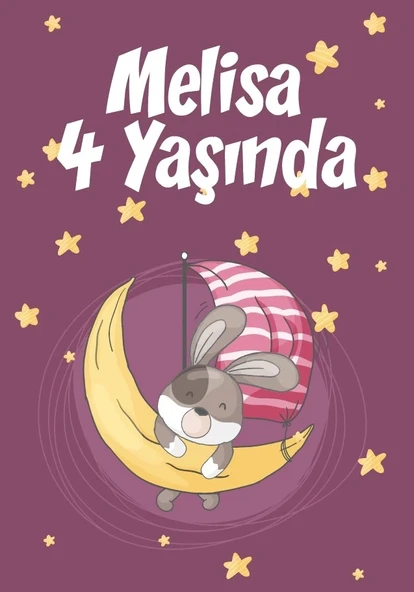 Elma Temalı Doğum Günü Afişi 35X50 cm ürün görseli