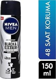NİVEA DEO 150 ML INV B&W POWER ERKEK
