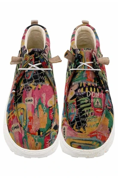 Kadın Vegan Deri Çok Renkli Bot - No More Drama Tasarım - 2