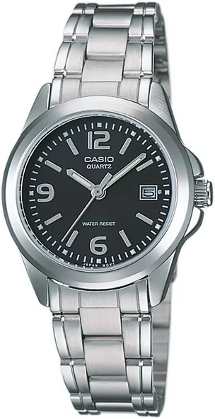 Casio LTP-1215A-1ADF Quartz Çelik Gri Siyah Kadran 28 mm Kadın Kol Saati - Resim 3