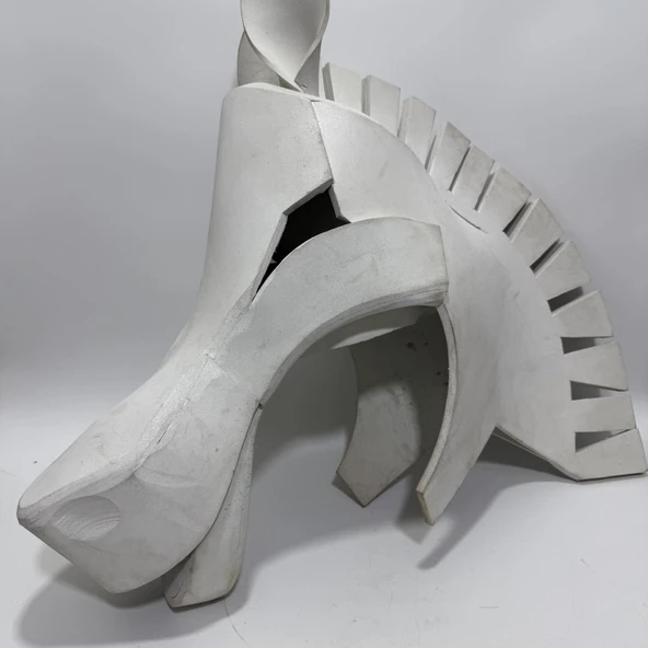Orman Partisi için At Kafası Cosplay Kostüm 80x70x30cm - 2