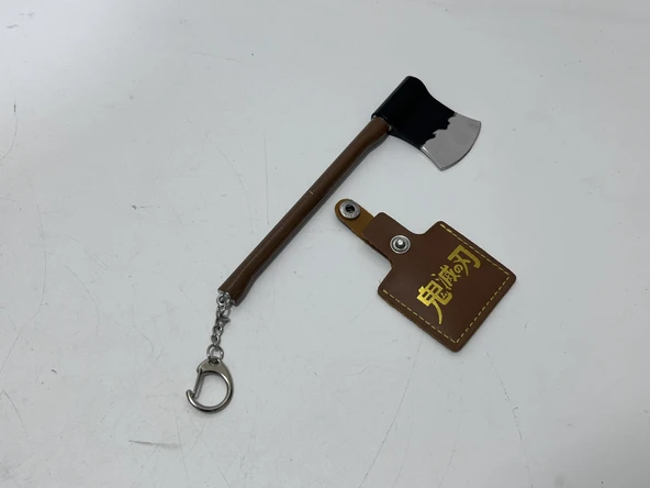 Demon Slayer Inspired Katana Dekoratif Balta 15cm - Resim 6