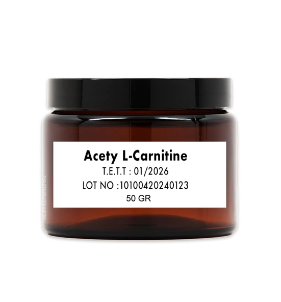 ACETYL L-CARNITINE HCL (ASETİL L-KARNİTİN HCL) 50 GR - Resim 2