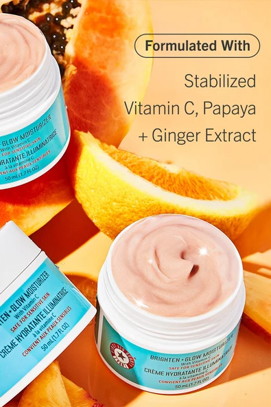 First Aid Beauty Brighten + Glow Işıltı Veren Nemlendirici Krem 50ML - 3