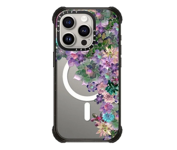 Casetify iPhone 15 Pro Uyumlu Silikon Kılıf Model 2