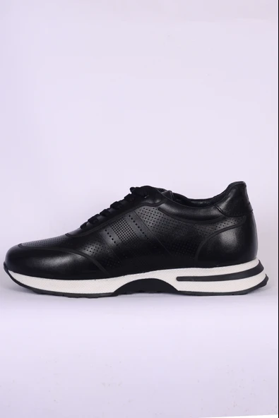 Pierre Cardin 109665 Sneakers Deri Erkek Siyah Günlük Ayakkabı - 3