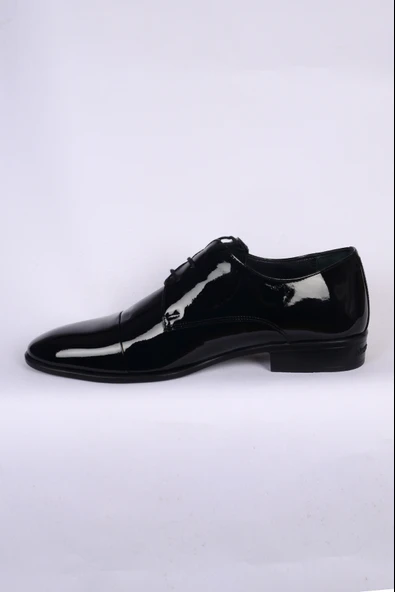 Pierre Cardin 70B28 Groom Rugan Deri Siyah Erkek Klasik Ayakkabı