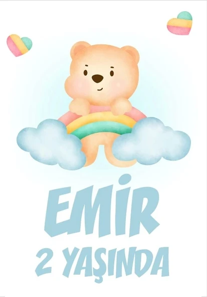 Dinozorlar Temalı Doğum Günü Afişi 50X70 cm ürün görseli