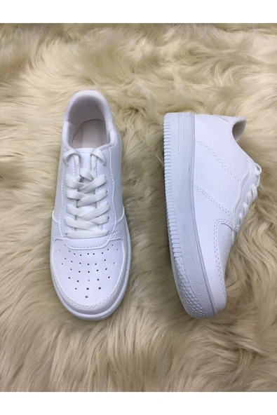Beyaz - Unisex Spor Ayakkabı Günlük Sneakers
