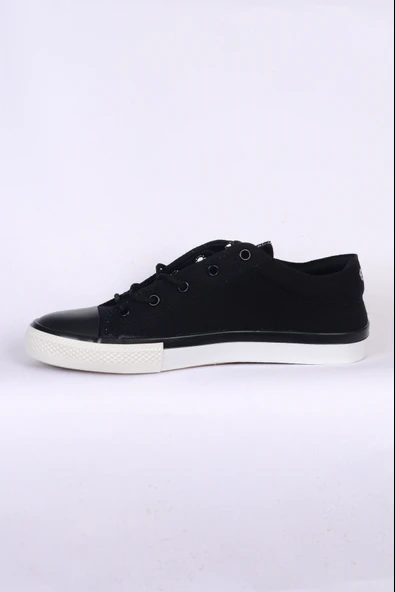 Pierre Cardin 9401 Casual Erkek Siyah Keten Konvers Spor Ayakkabı - 3