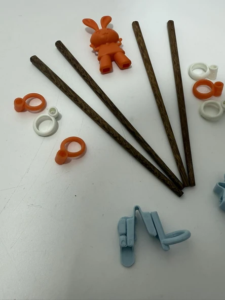 Sushi Chopstick ve Tutma Aparatı 13 Parça - 4