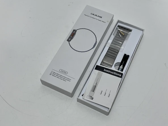 Lululook Apple Watch Ultra Titanyum Saat Kordonu 49mm - 9