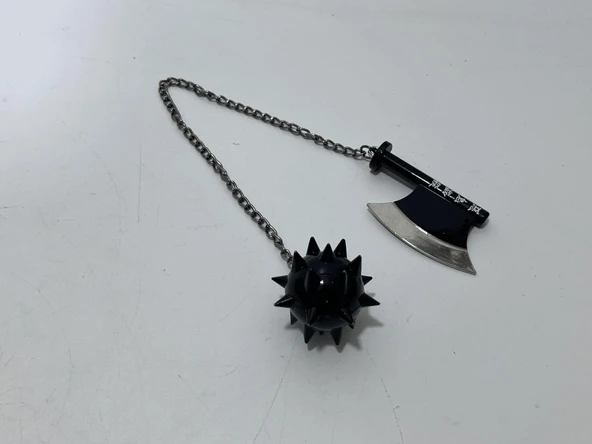Demon Slayer Inspired Katana Dekoratif Zincir Çekiç Balta - 5