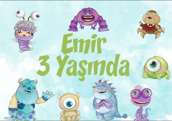 Prenses Temalı Doğum Günü Afişi 70X100 cm