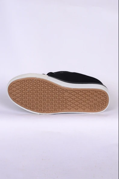 Pierre Cardin 9401 Casual Erkek Siyah Keten Konvers Spor Ayakkabı - 4
