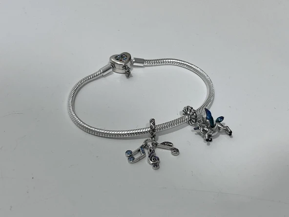 Pandora Model 925 Ayar Gümüş Bileklik 17 Gram - 3