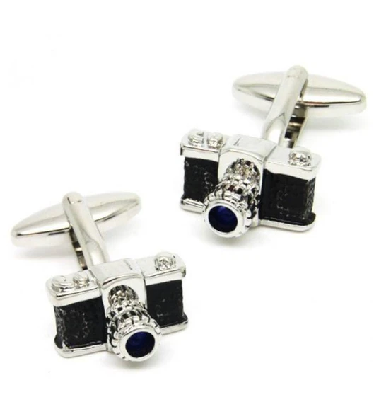 Fotoğraf Makinesi Tasarım Erkek Gömlek Kol Düğmesi