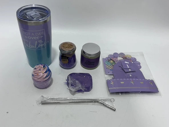 Odheml Doğum Günü için Banyo Spa Hediye Seti - Resim 10