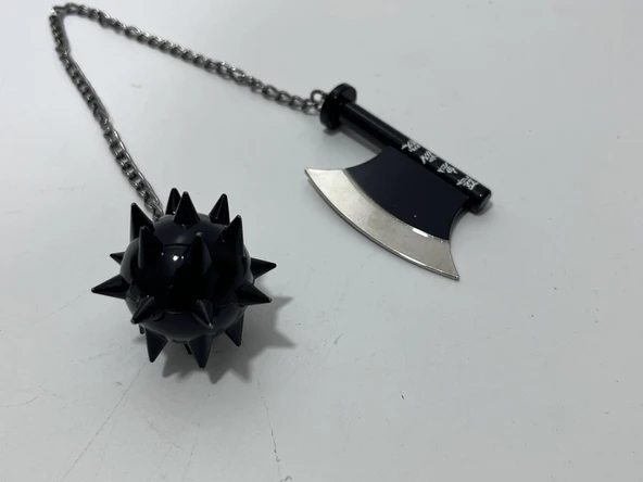 Demon Slayer Inspired Katana Dekoratif Zincir Çekiç Balta - 6