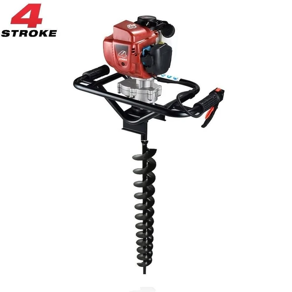 Gardenpro GX50 Toprak Burgu Makinası 4 Zamanlı Motor 100 mm