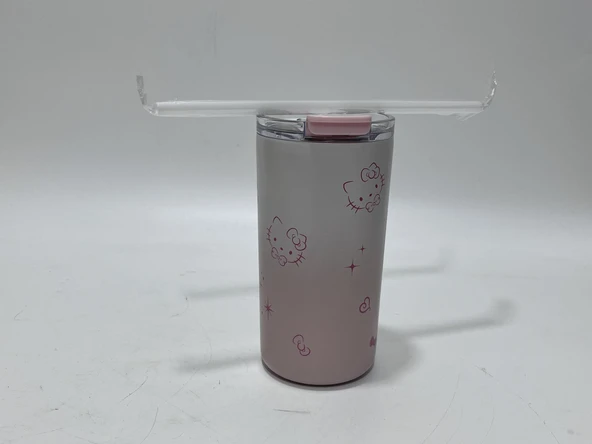 Hello Kitty 480ml Paslanmaz Çelik Pipetli Termos - 4