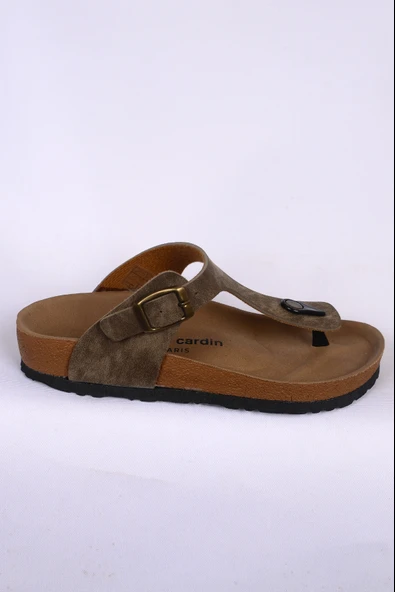 Pierre Cardin 7548 Parmak Arası Vizon Kadın Terlik