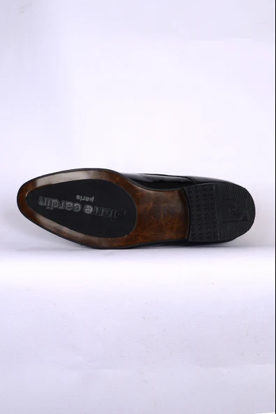 Pierre Cardin 70B28 Groom Rugan Deri Siyah Erkek Klasik Ayakkabı - 3