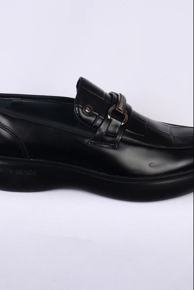Pierre Cardin 70919 Erkek Loafer Yüksek Taban Siyah Günlük Ayakkabı - 2