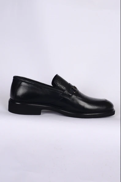 Pierre Cardin 14204 Günlük Önü Tokalı Günlük Erkek Siyah Ayakkabı