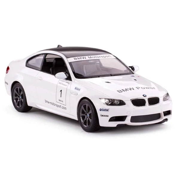 Rastar 1:14 Uzaktan Kumandalı Araba Bmw M3 32 Cm Işıklı Beyaz - 2