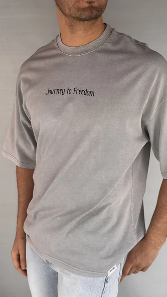 Gladyatör Yıkamalı T-shirt - 6