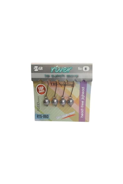 River Mafsallı Hareketli - İğneli Jig Head 4P 2,5gr