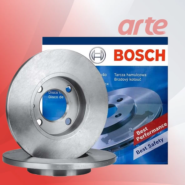 Toyota Corolla 2013–2018 Bosch Arka Fren Diski (2 Adet) - 3
