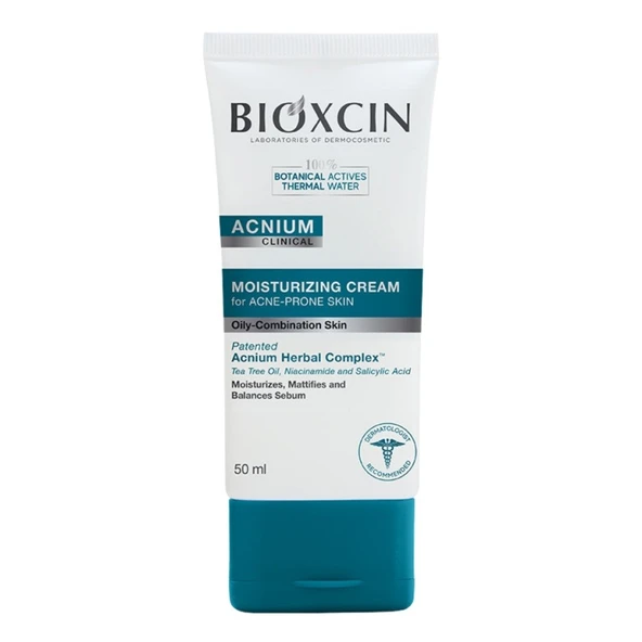 Bıoxcın Acnıum Nemlendirici Akneye Eğilimli Ciltler İçin Yağlı Karma Ciltler 50 Ml