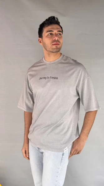 Gladyatör Yıkamalı T-shirt - 5