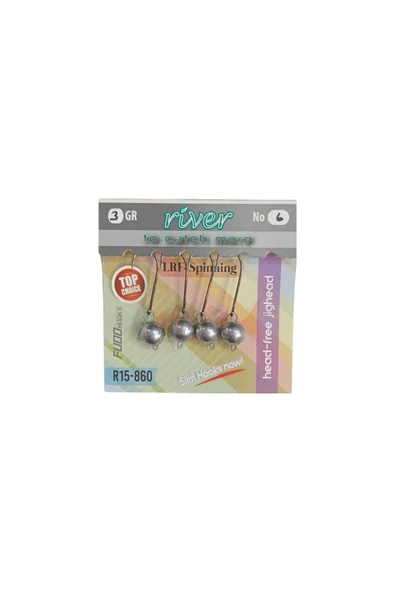 River Mafsallı Hareketli - İğneli Jig Head 4P 3gr