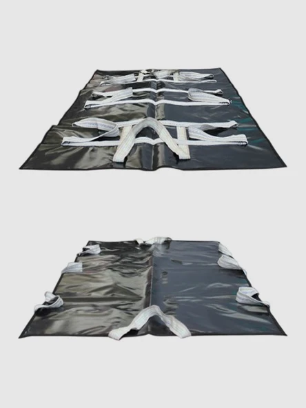 Veteriner Sedye Hayvan Taşıma Sedyesi 8 Kulplu 100x140 Cm - Resim 3