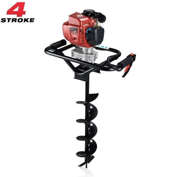Gardenpro GX50 Toprak Burgu Makinası 4 Zamanlı Motor 200 mm