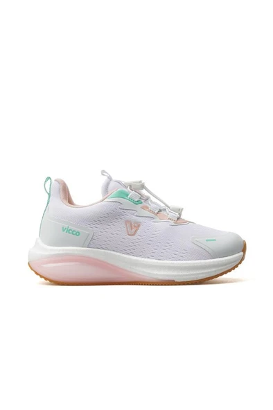 Vicco Knit 346:F25Y.153 Anatomik Taban Kız Çocuk Spor Ayakkabı Beyaz 32-37