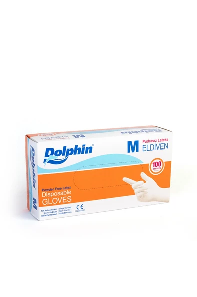 DOLPHIN BEYAZ PUDRASIZ LATEKS 20 PAKET 100'LÜ - 1