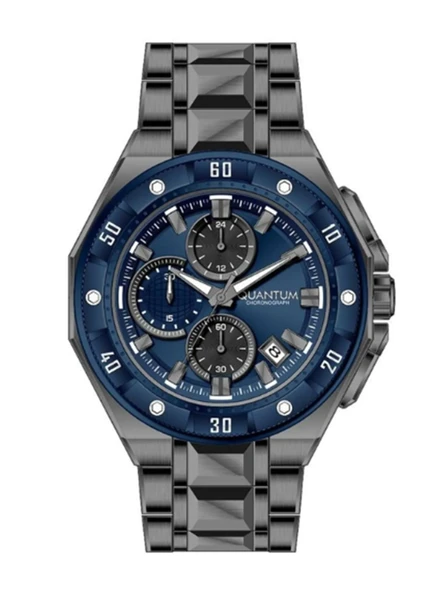 Quantum Hng1011.091 Füme Çelik Erkek Kol Saati-QU99 ürün görseli 1