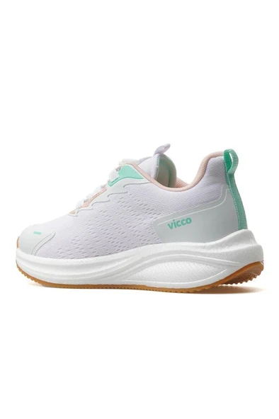 Vicco Knit 346:F25Y.153 Anatomik Taban Kız Çocuk Spor Ayakkabı Beyaz 32-37 - 3